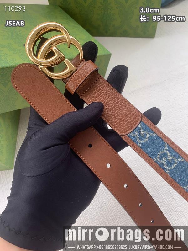 Replica Gucci belt 30mmX95-125cm 8L16
