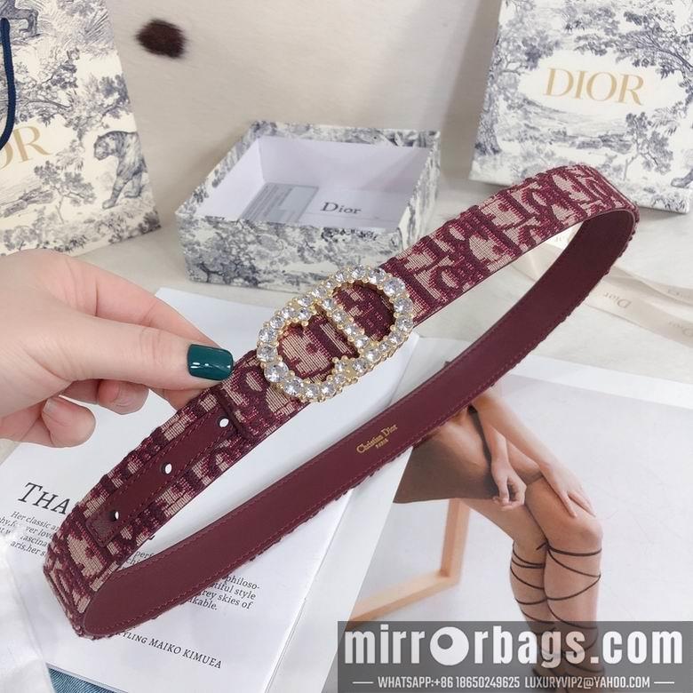 Replica Dior Belt 30mmX95-110cm 7d05