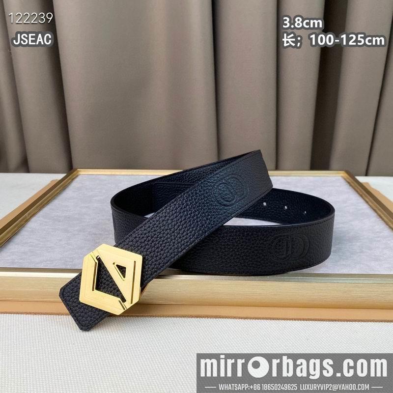 Replica Dior belt 38mmX100-125cm 8L08
