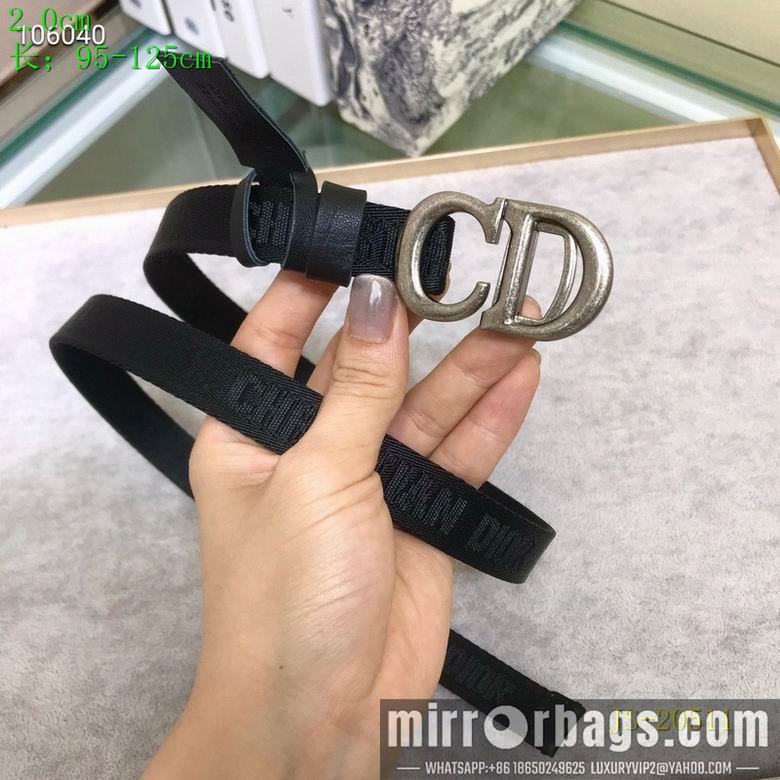 Replica Dior Belt 20mmX95-110cm 7d09