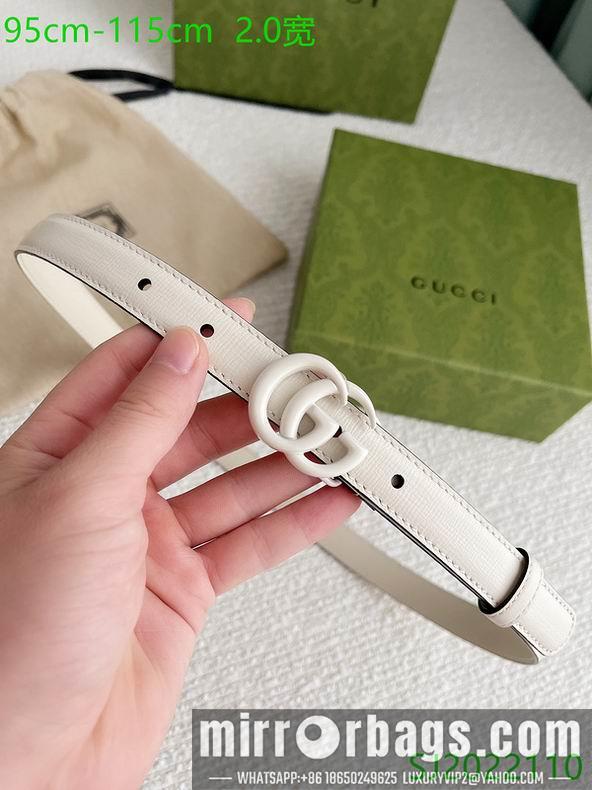 Replica Gucci belt 20mmX95-115cm 7D02