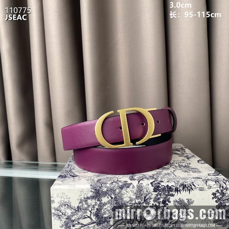 Replica Dior Belt 30mmX95-115cm 8L08