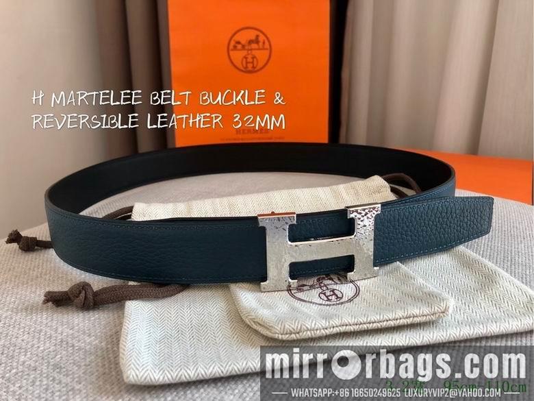 Replica Hermes Belt 32mmX95-110cm 7D23