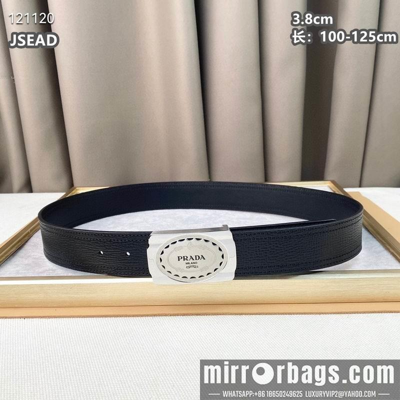 Replica Prada belt 38mmX100-125cm 8L08