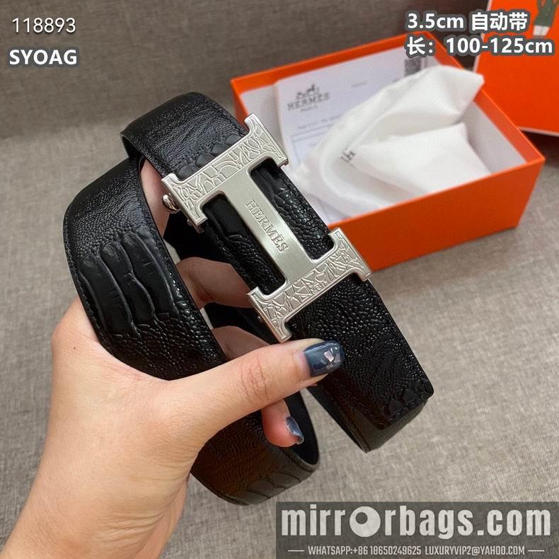 Replica Hermes belt自动带 35mmX100-125cm 8L010801
