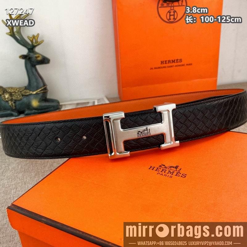 Replica Hermes belt 38mmX100-125cm 8L56