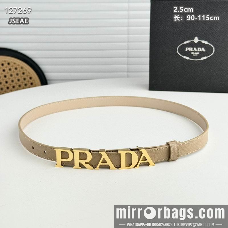 Replica Prada belt 25mmX90-115cm 8L04