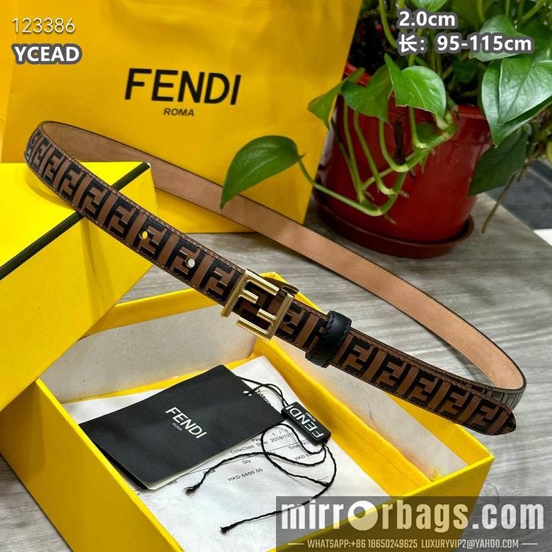 Replica Fendi belt 20mmX95-115cm 8L14