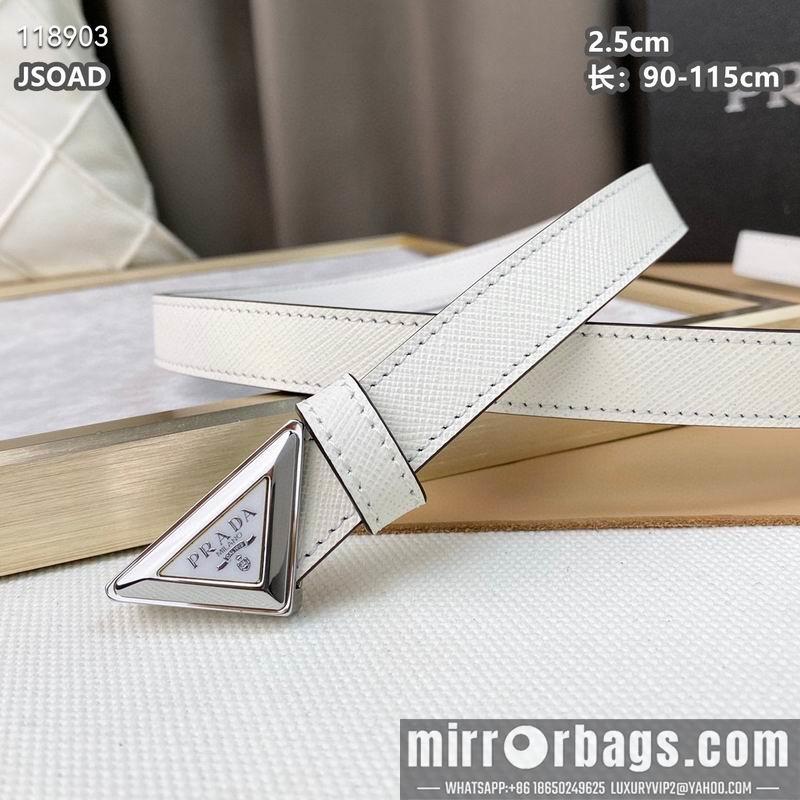 Replica Prada belt 25mmX90-115cm 8L040801