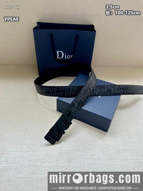 Replica Dior belt 35mmX100-125cm 8L29