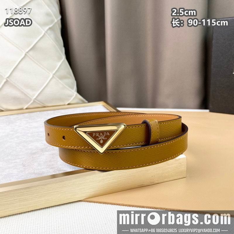 Replica Prada belt 25mmX90-115cm 8L040801