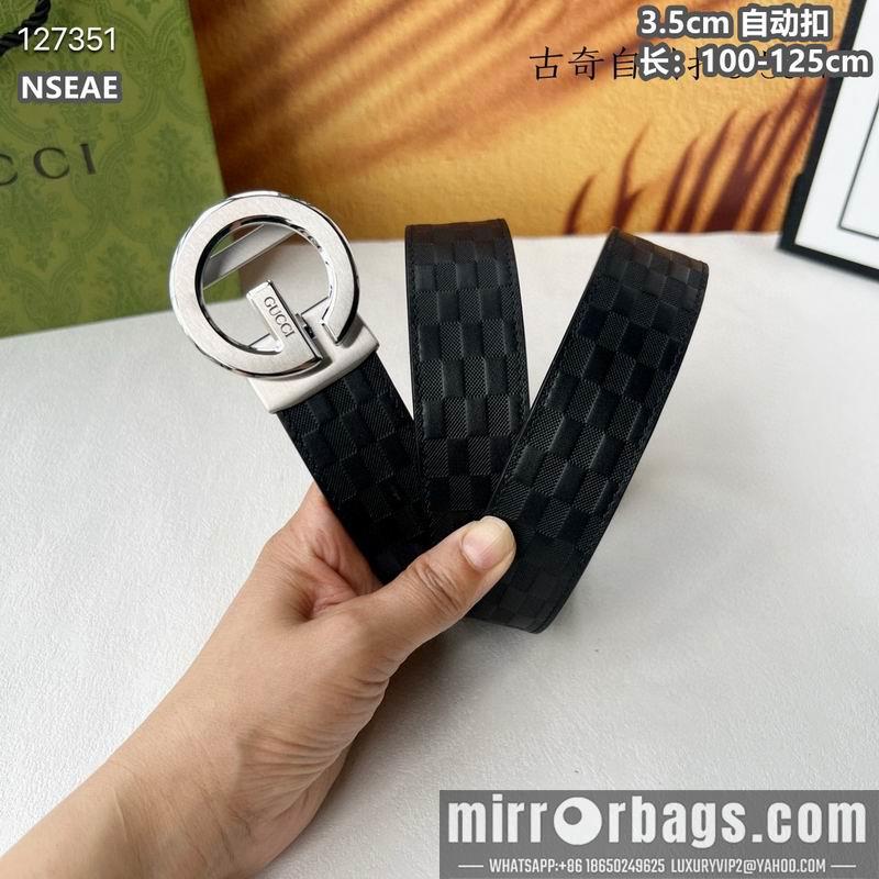 Replica Gucci belt 35mmX100-125cm 8L79