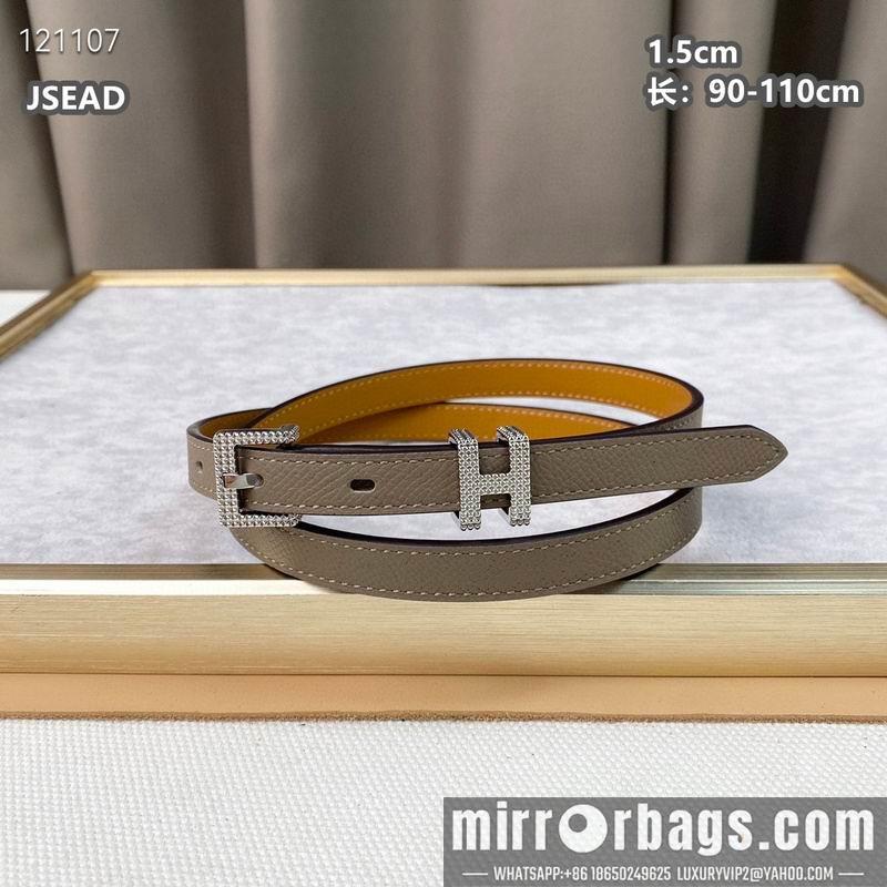 Replica Hermes belt 15mmX90-110cm 8L01