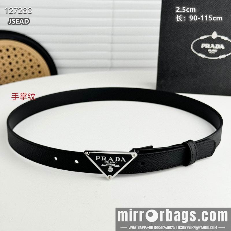 Replica Prada belt 25mmX90-115cm 8L03