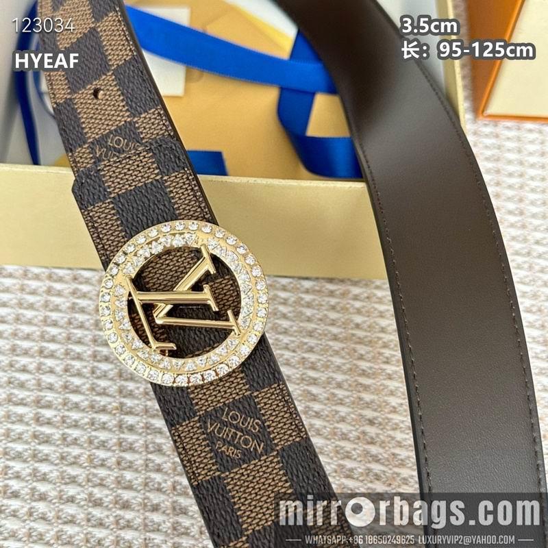Replica LV belt 35mmX95-125cm 8L02