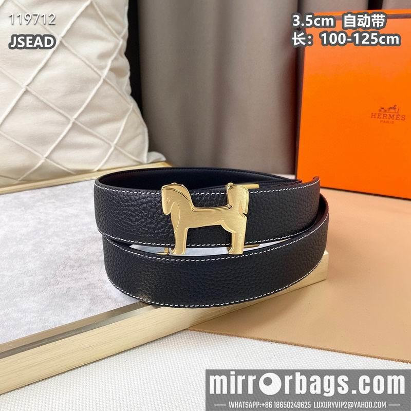 Replica Hermes belt 自动带35mmX100-125cm 8L040801
