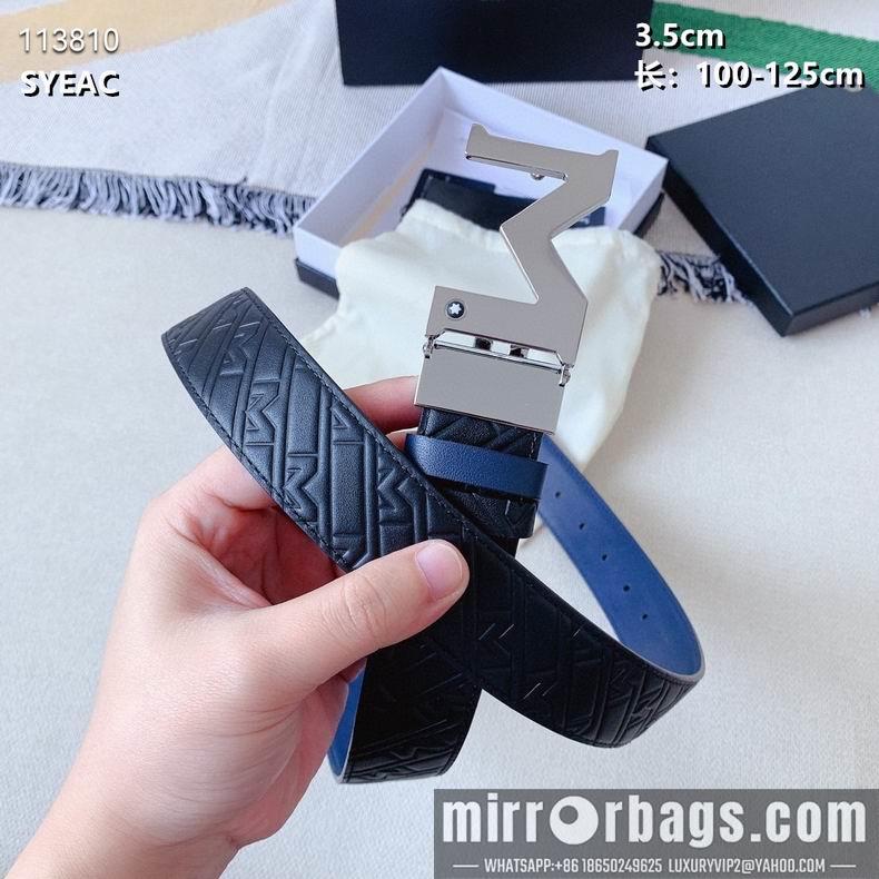 Replica Montblanc belt 30mmX95-125cm 8L02
