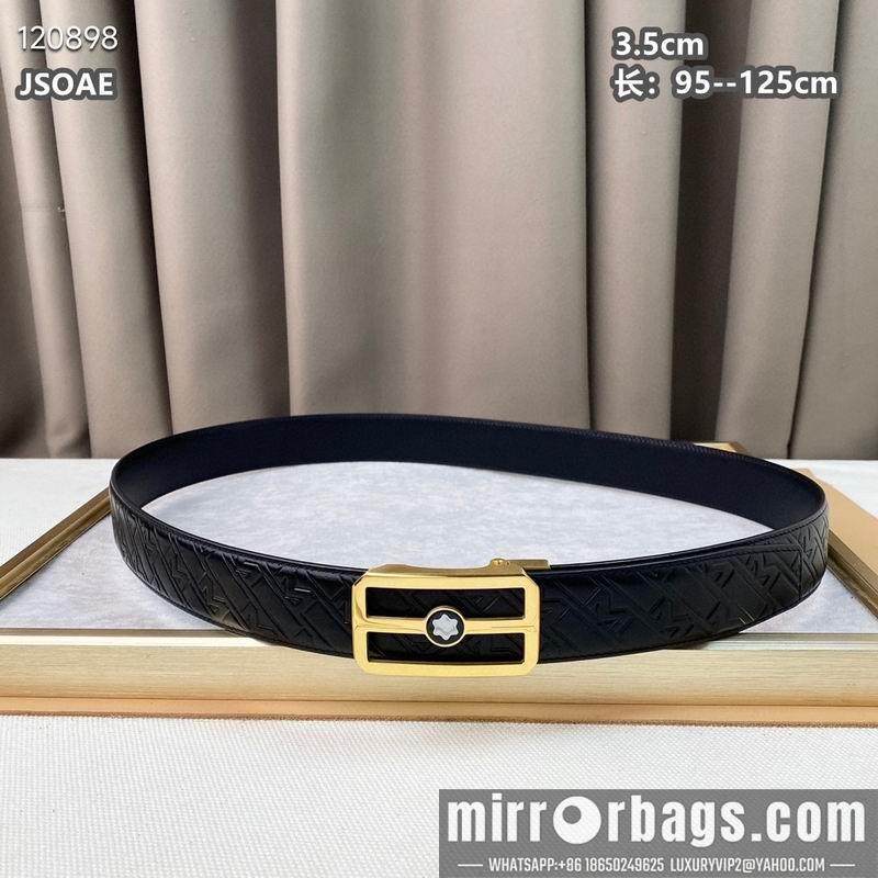 Replica Montblanc belt 自动带 35mmX95-125cm 8L072004