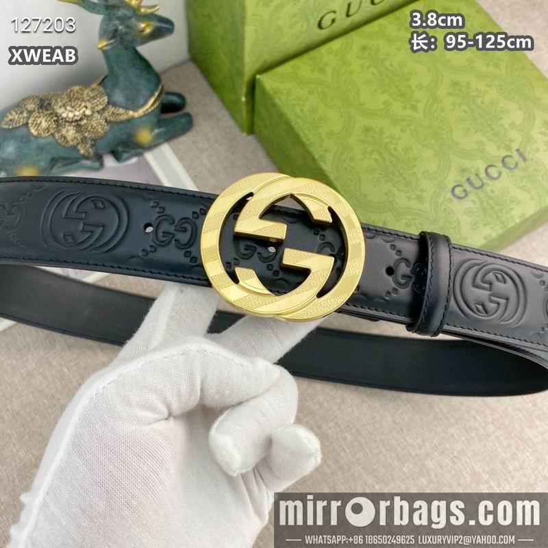 Replica Gucci belt 38mmX95-125cm 8L37