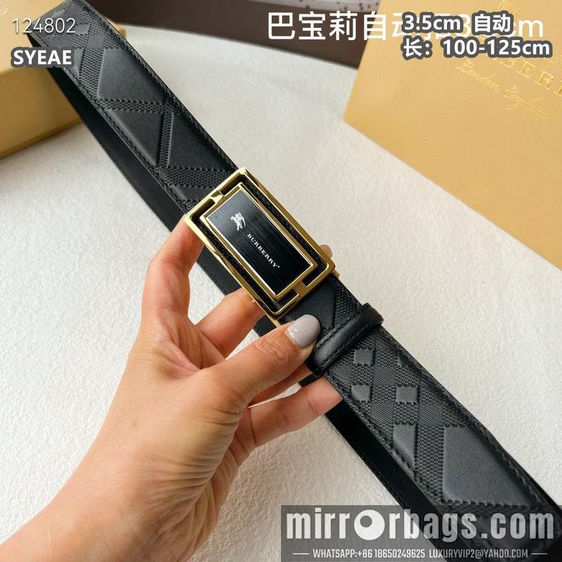 Replica Burberry belt 35mmX100-125cm 8L71