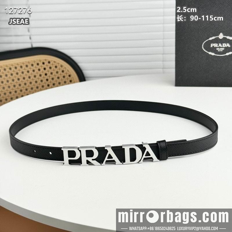 Replica Prada belt 25mmX90-115cm 8L04