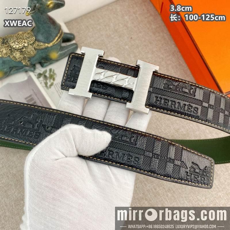 Replica Hermes belt 38mmX100-125cm 8L37