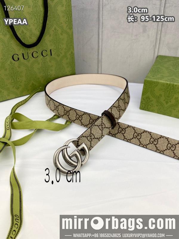 Replica Gucci belt 30mmX95-125cm 8L20