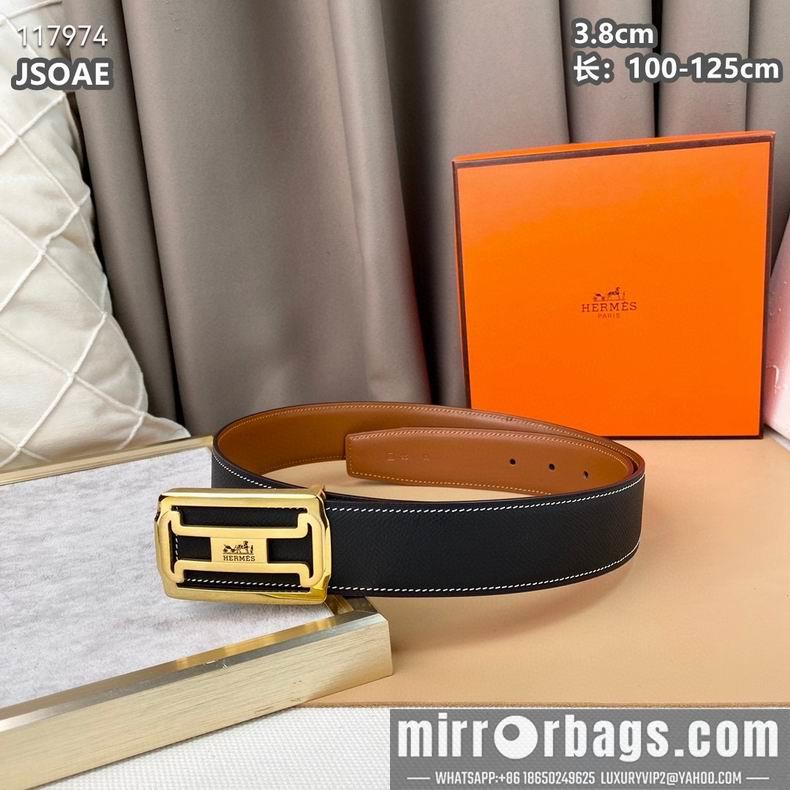 Replica Hermes belt 38mmX100-125cm 8L010801