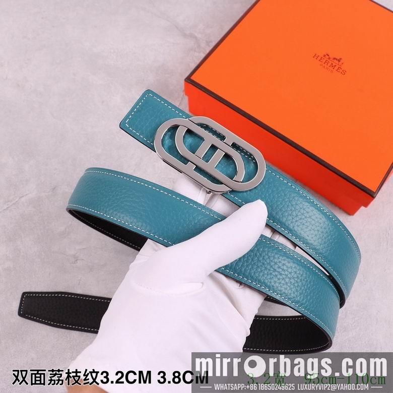 Replica Hermes Belt 32mmX95-110cm 7D24