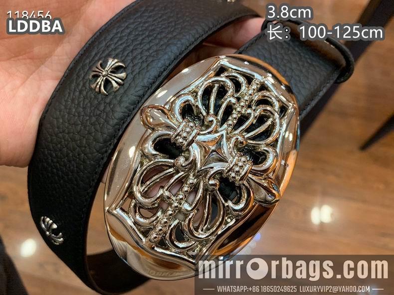 Replica Chrome Hearts belt 38mmX100-125cm 8L06