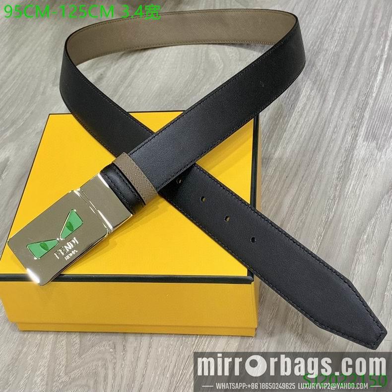 Replica Fendi Belt 34mmX95-125cm 7D02