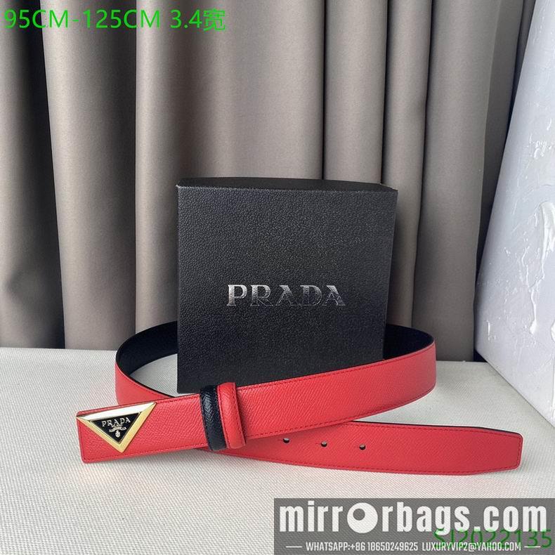 Replica Prada Belt 34mmX95-125cm 7D03