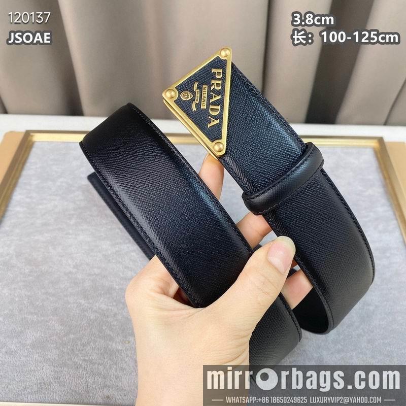 Replica Prada belt 38mmX100-125cm 8L072001