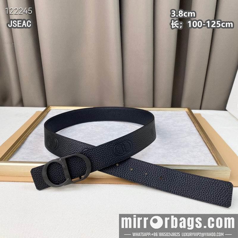 Replica Dior belt 38mmX100-125cm 8L07