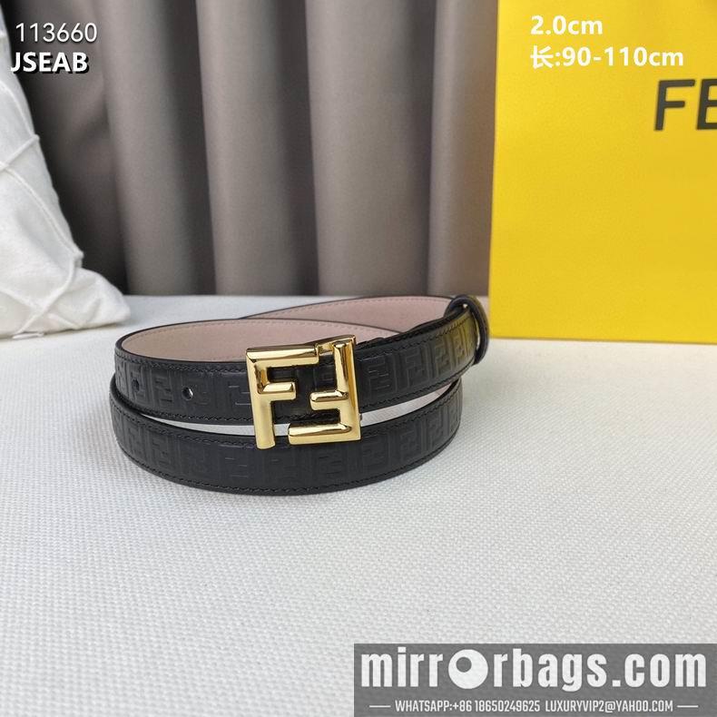 Replica Fendi Belt 20mmX90-110cm 8L08