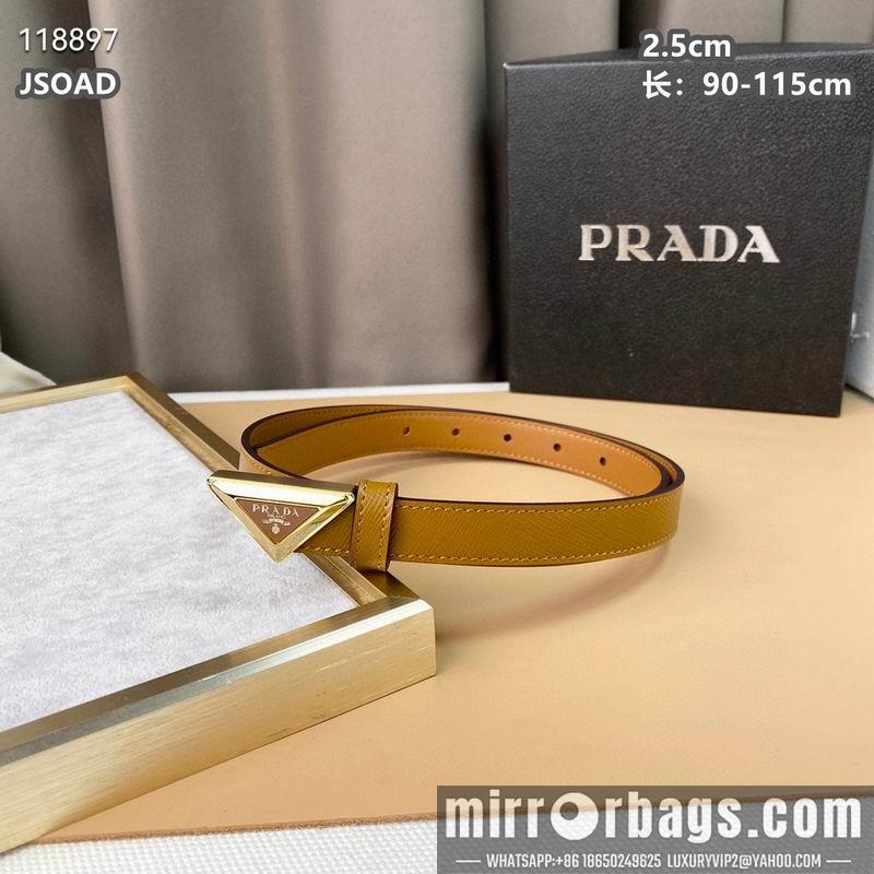Replica Prada belt 25mmX90-115cm 8L040801