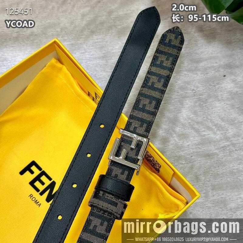 Replica Fendi belt 20mmX95-115cm 8L13