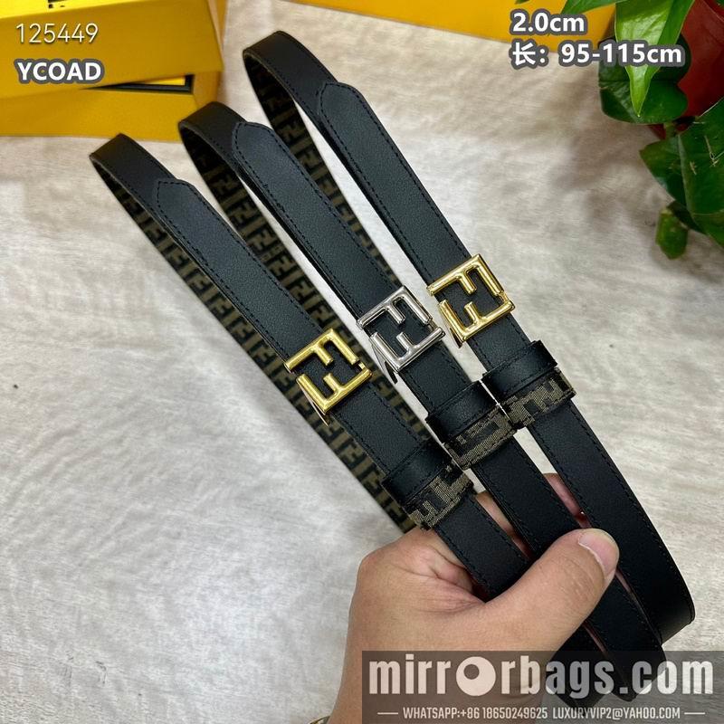 Replica Fendi belt 20mmX95-115cm 8L13