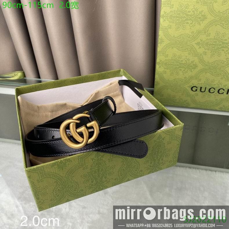 Replica Gucci Belt 20mmX90-115cm 7D02