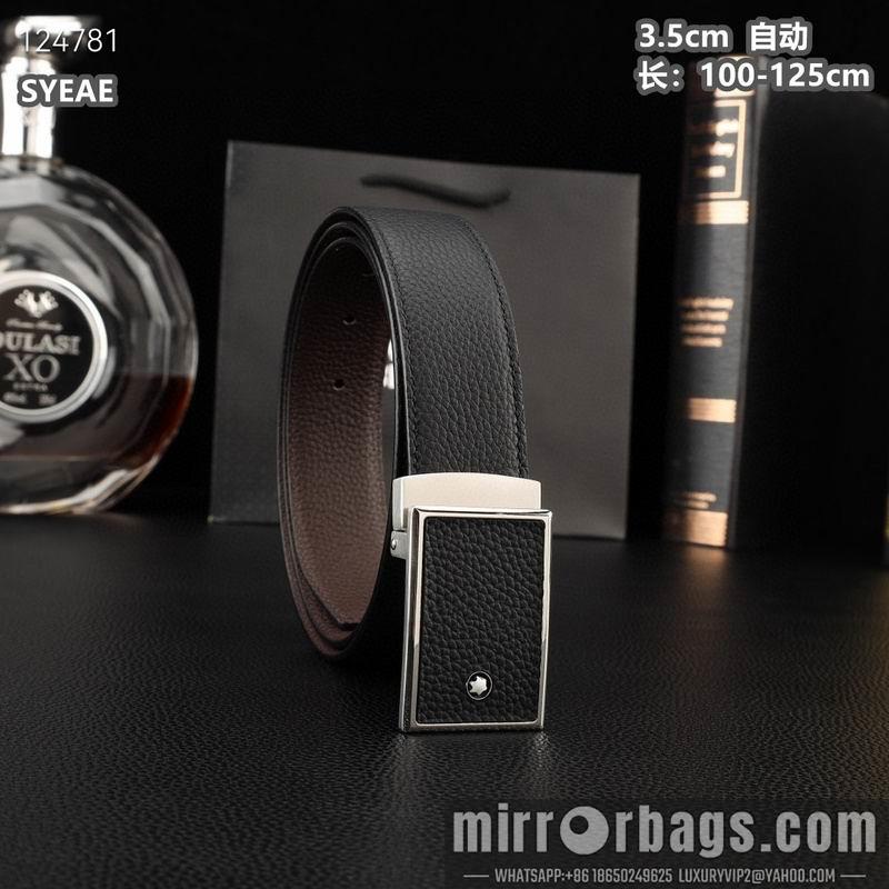 Replica Montlanc belt 35mmX100-125cm 8L33