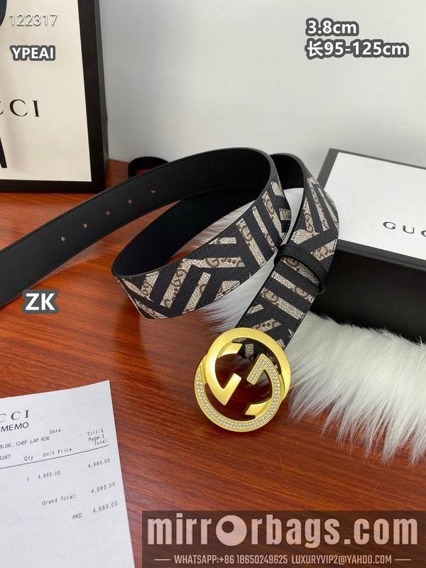 Replica Gucci belt 38mmX95-125cm 8L21