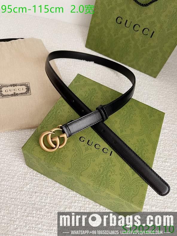Replica Gucci belt 20mmX95-115cm 7D02