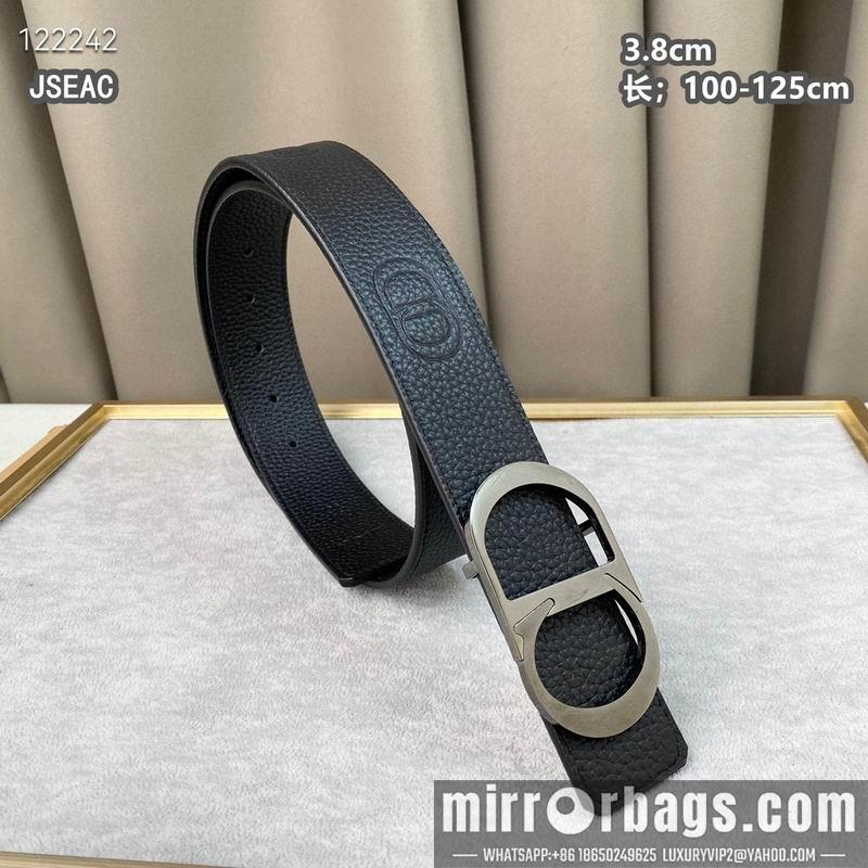 Replica Dior belt 38mmX100-125cm 8L07