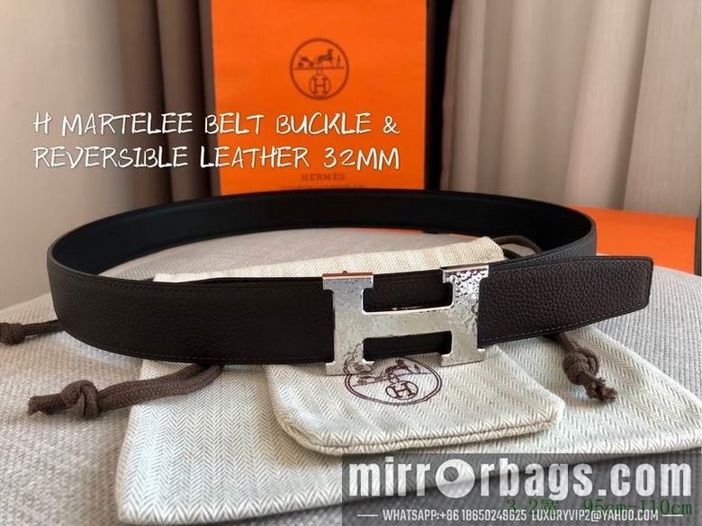 Replica Hermes Belt 32mmX95-110cm 7D23