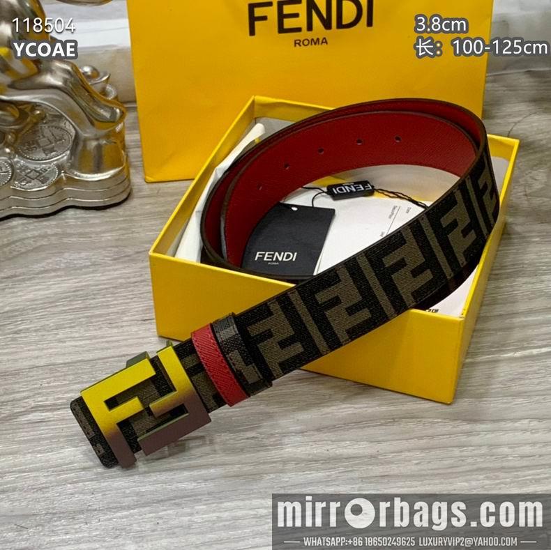 Replica Fendi belt 38mmX100-125cm 8L01