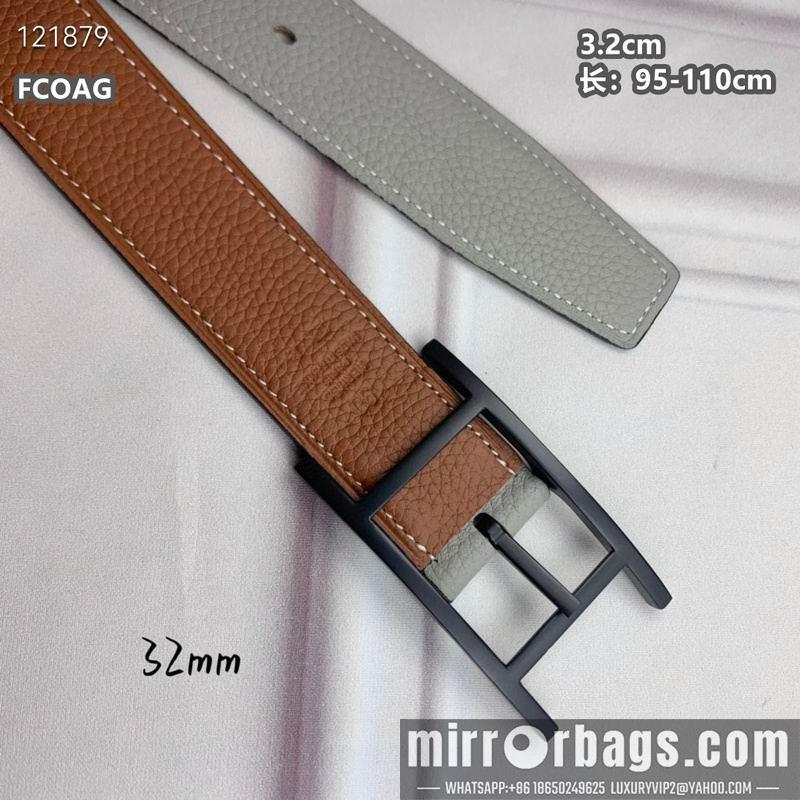 Replica Hermes belt 32mmX95-110cm 8L27
