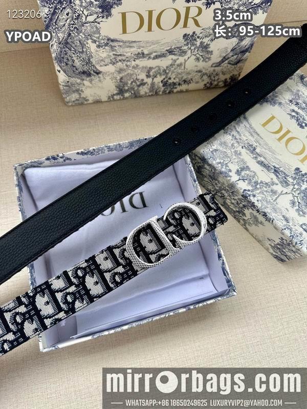 Replica Dior belt 35mmX95-125cm 8L23