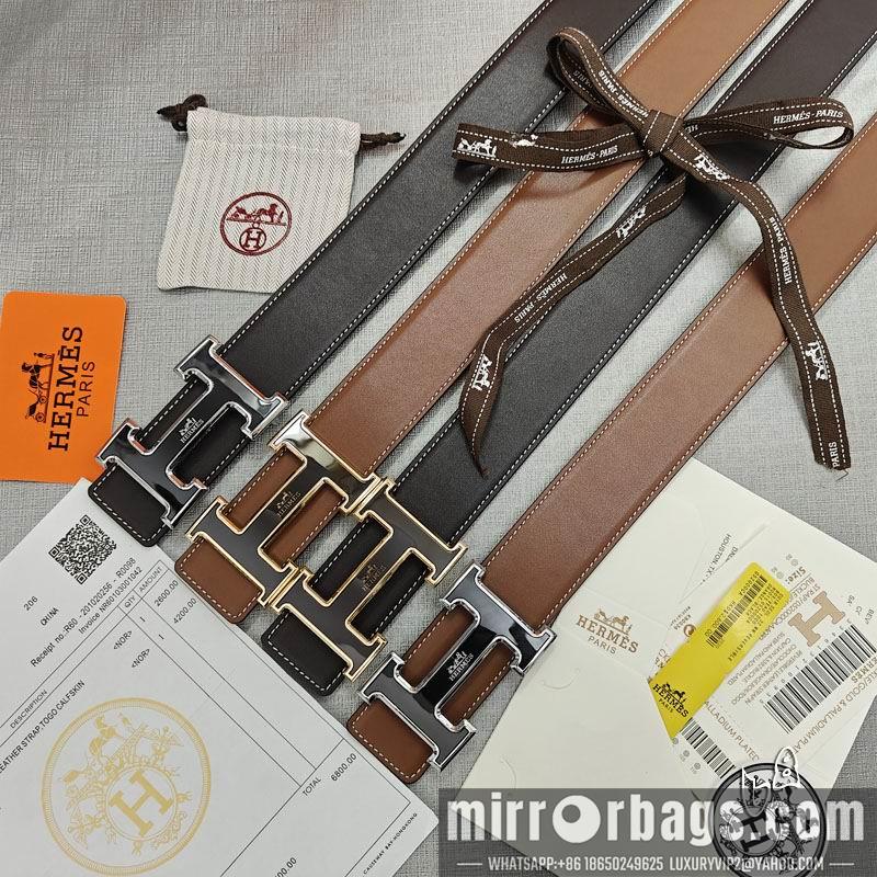 Replica Hermes belt 38mmX90-125cm lb01