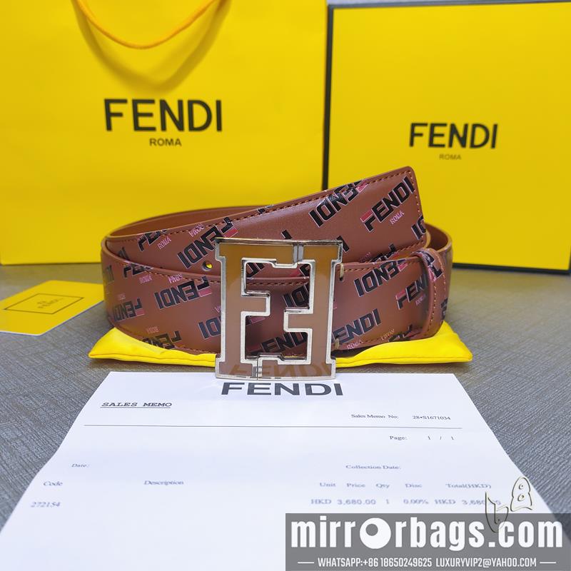 Replica Fendi belt 38mmX80-125cm lb01