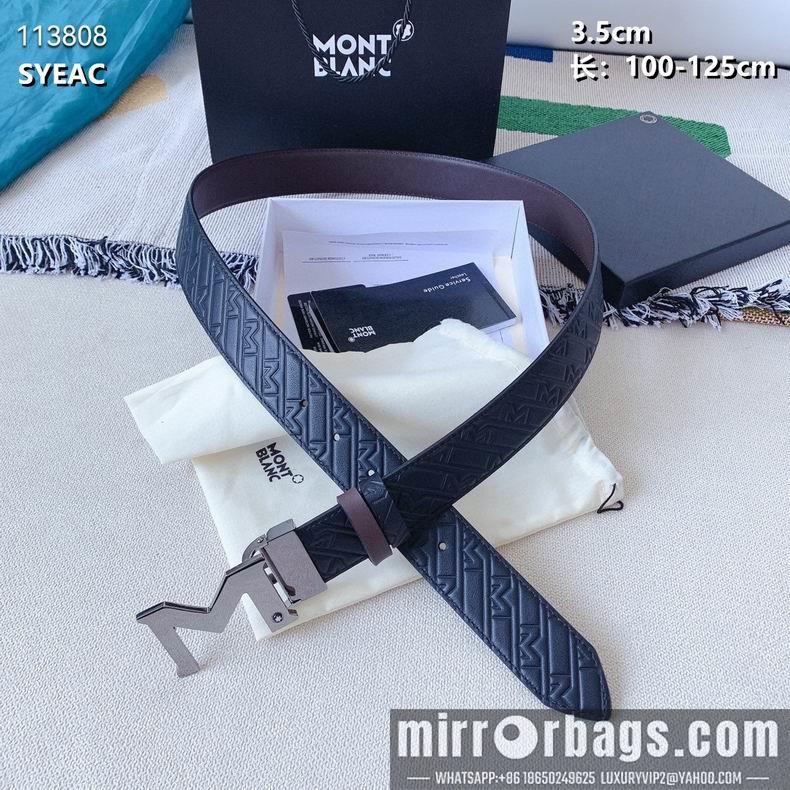 Replica Montblanc belt 30mmX95-125cm 8L02